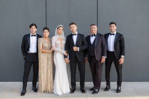 Family portraits captured by a luxury wedding photographer at the Halifax wedding celebration